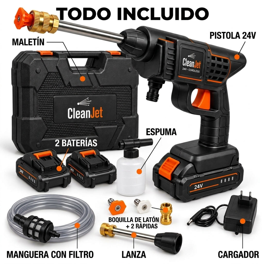 Kit CleanJet™ + 2 Baterías de Regalo
