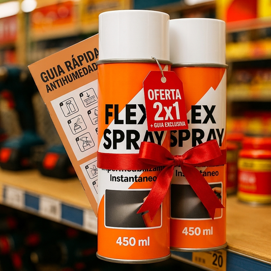 FlexSpray™ Spray Impermeabilizante (Oferta 2x1)