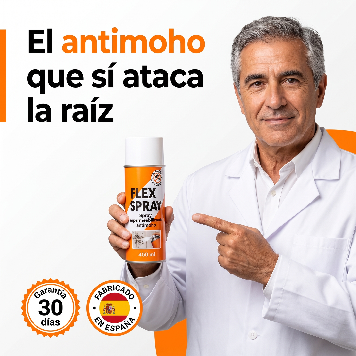 Elimina el moho de Raiz y Evita que vuelva - FlexSpray™ Spray Anti Moho
