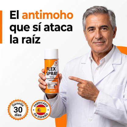 Elimina el moho de Raiz y Evita que vuelva - FlexSpray™ Spray Anti Moho
