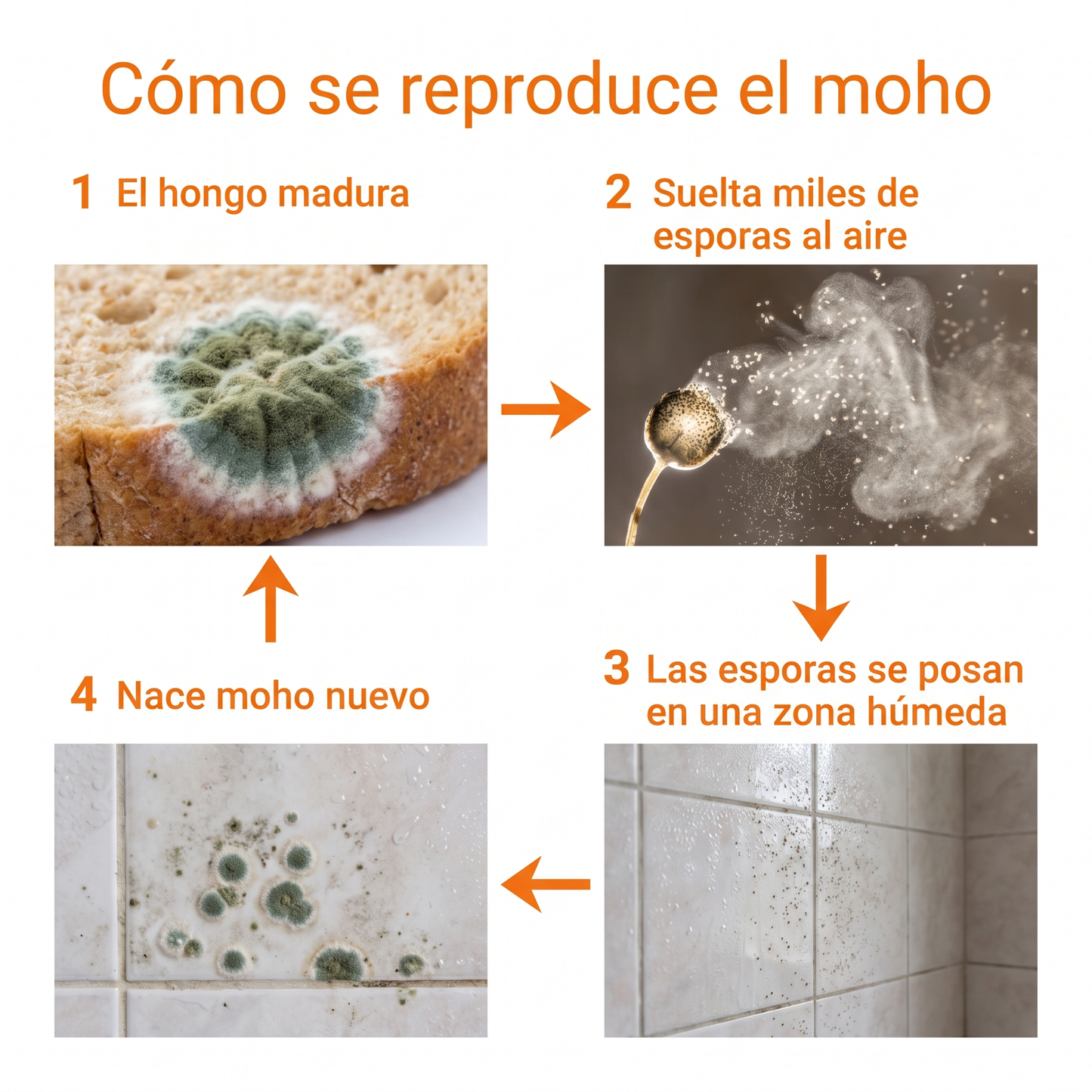 Elimina el moho de Raiz y Evita que vuelva - FlexSpray™ Spray Anti Moho