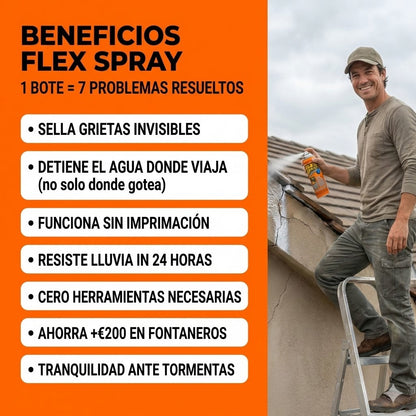 FlexSpray™ Spray Impermeabilizante.